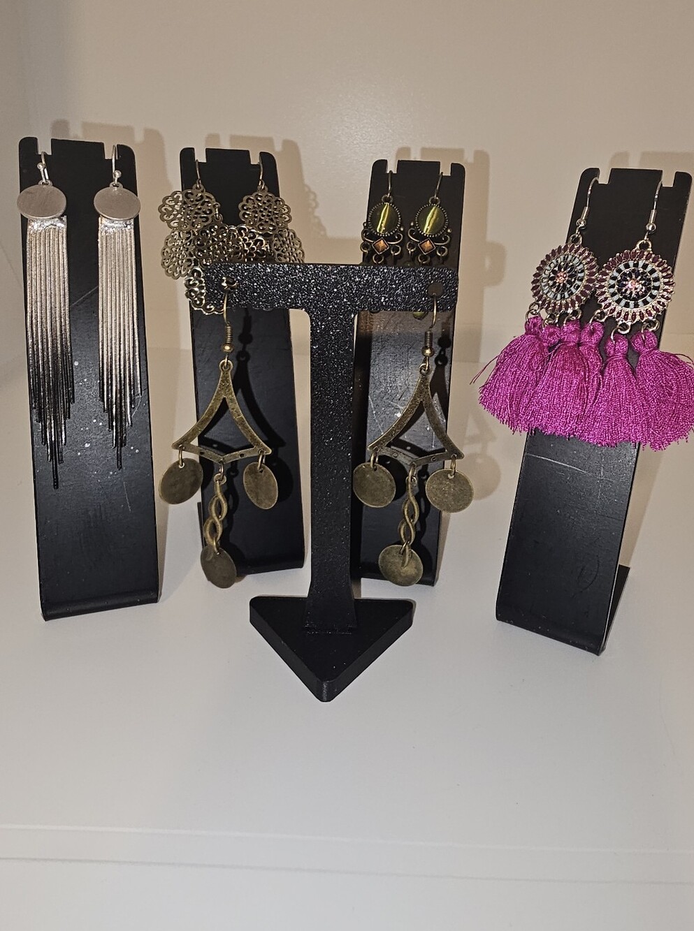 Women’s Long Statement Earrings - New - Select 1
